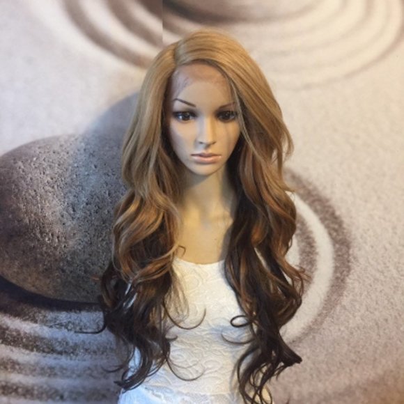 Dark Honey  blonde mix  Lace Front wig main image 4